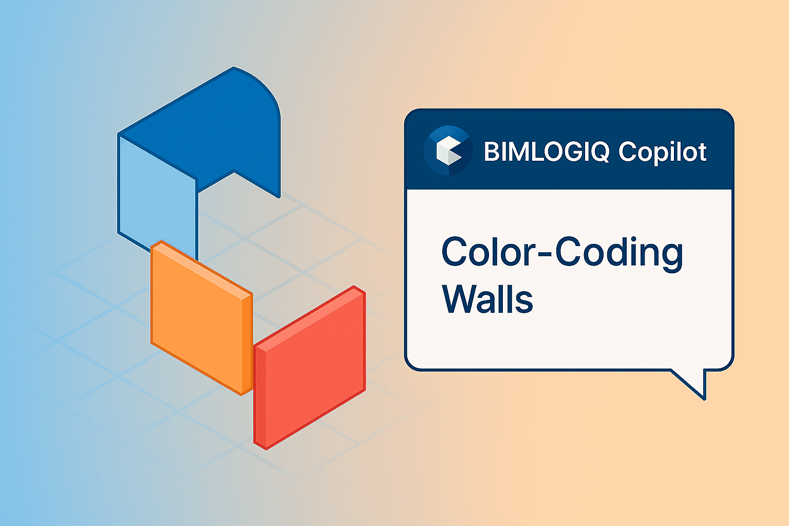 Cover image for Color-Coding Revit Walls by Fire Rating Using AI with BIMLOGIQ Copilot