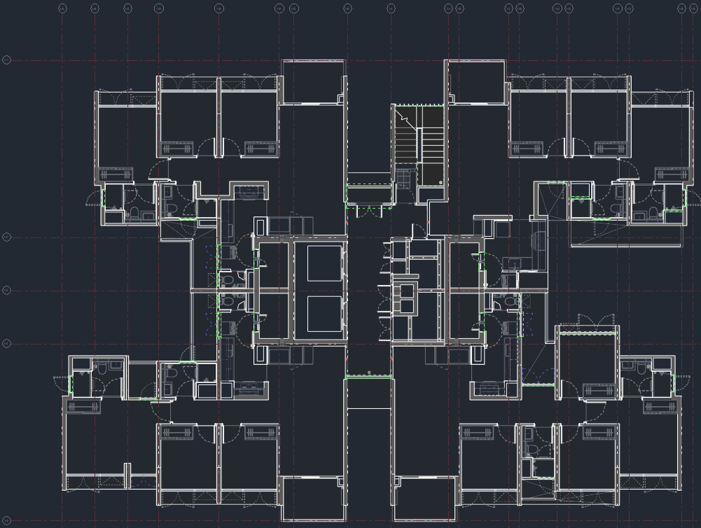 Floor plan before dimensioning
