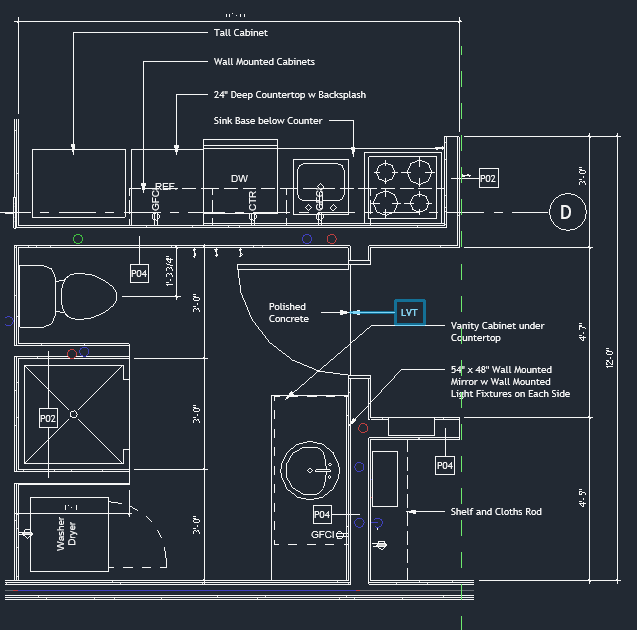 Floor plan drawing